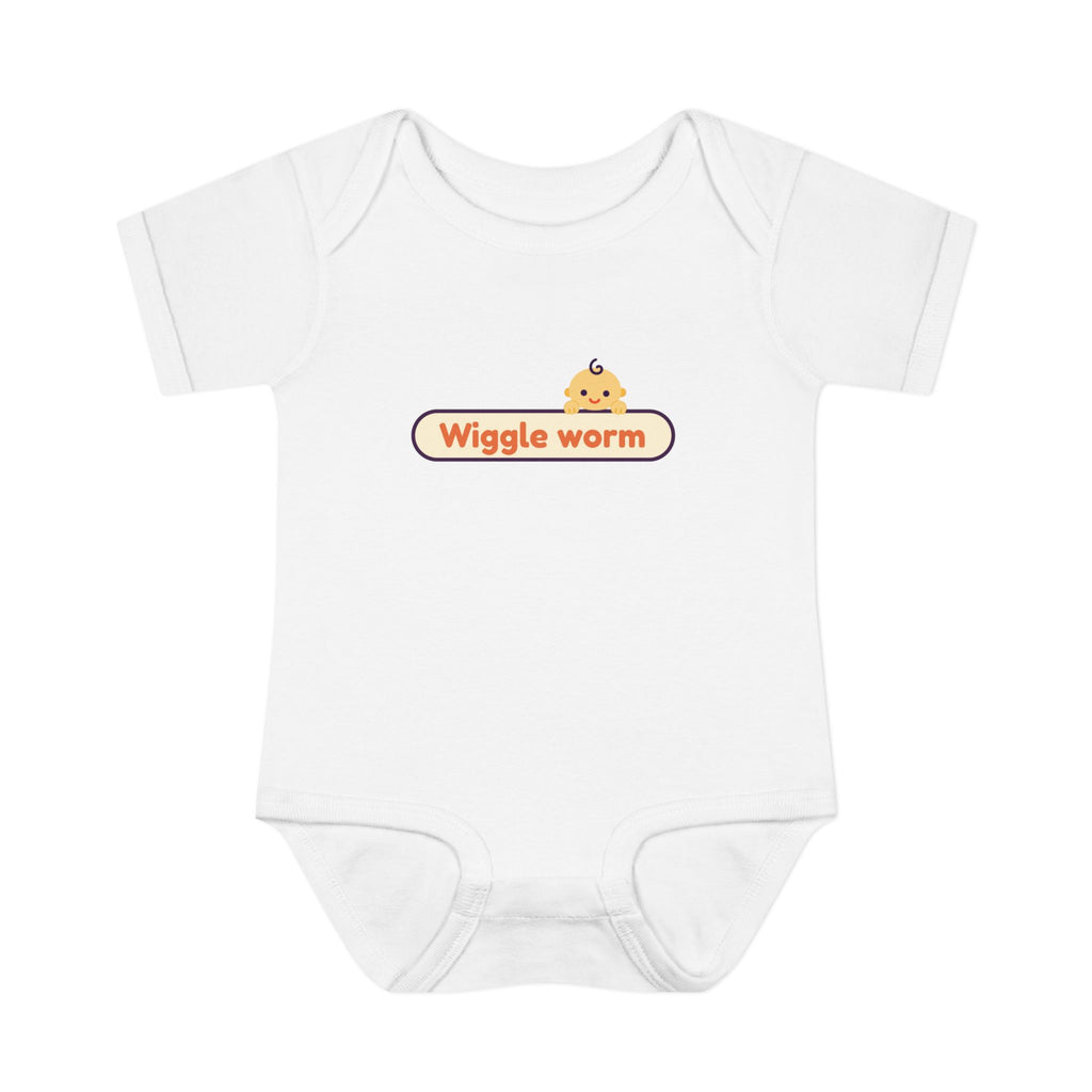 Wiggle Worm infant bodysuit