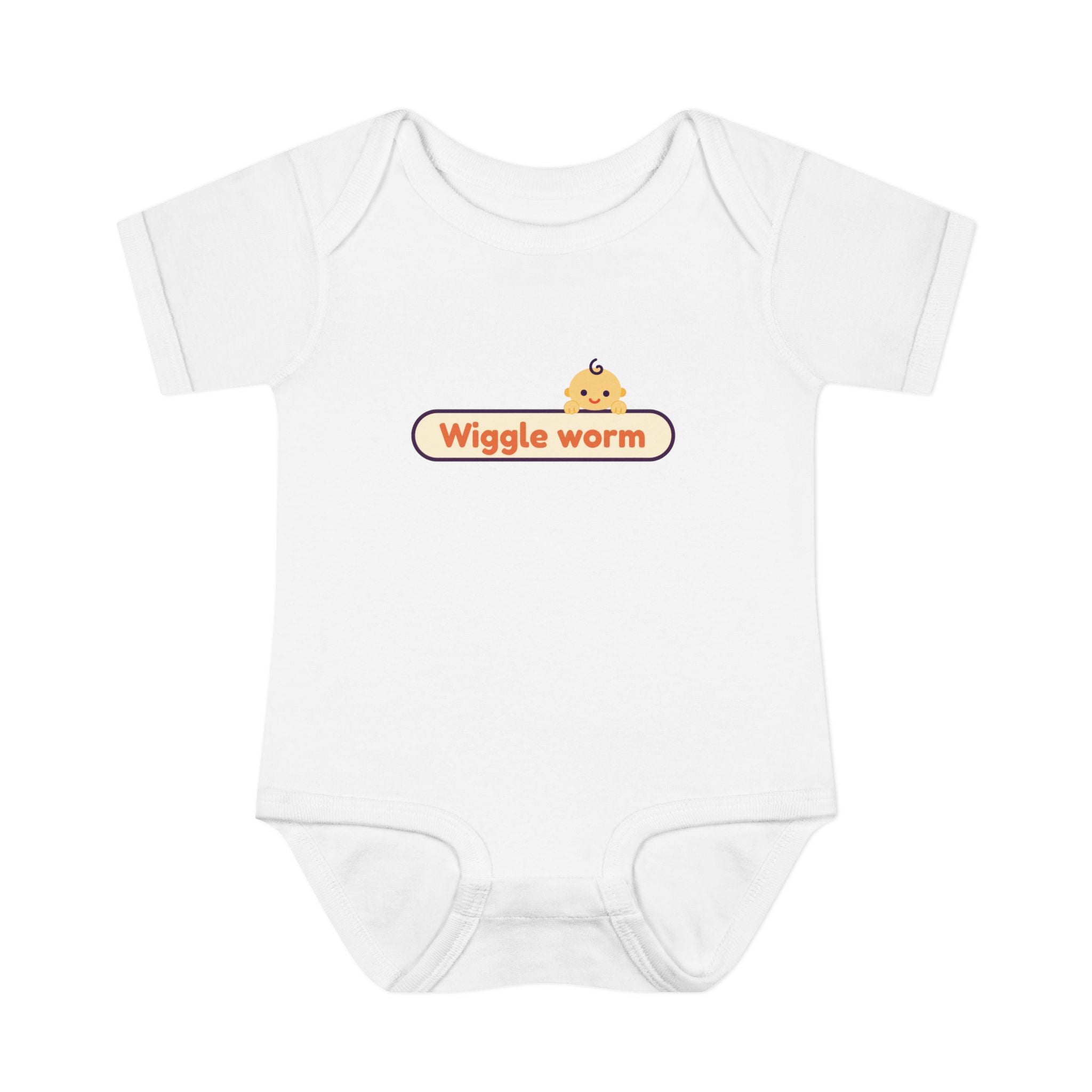 Wiggle Worm infant bodysuit