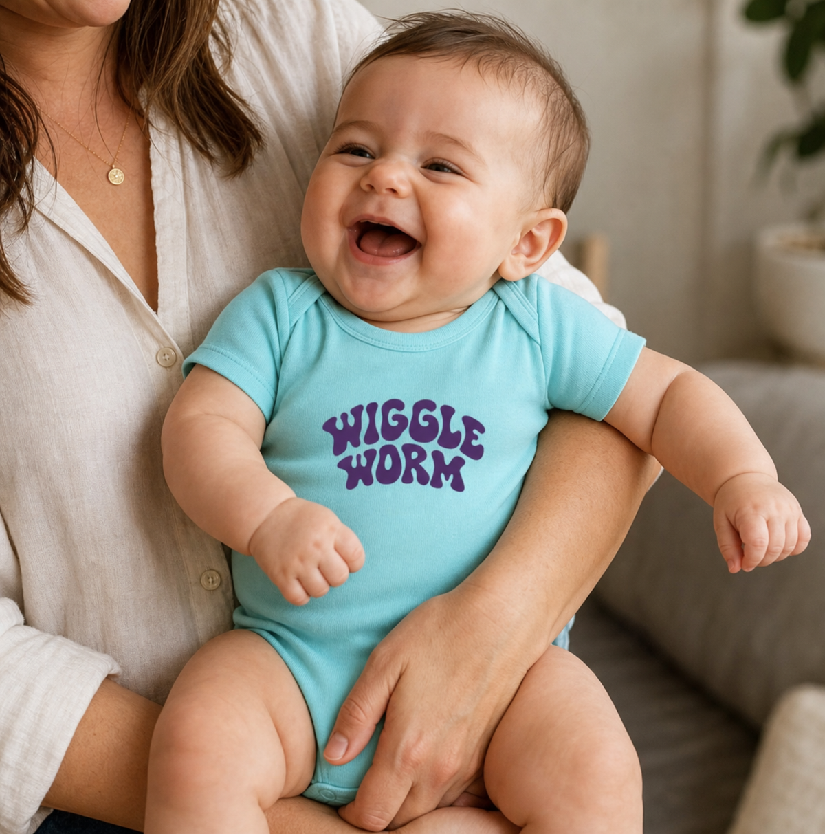 Wiggle Worm Baby Bodysuit