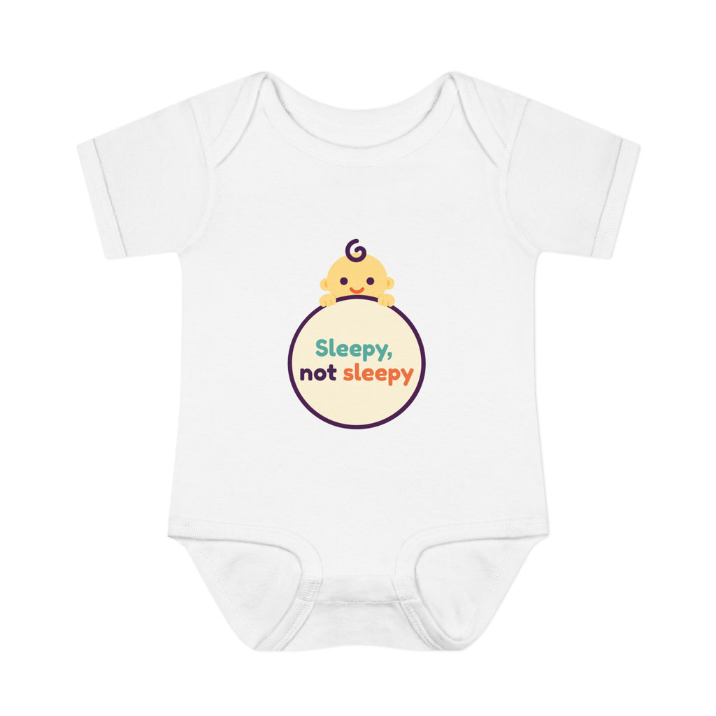Sleepy Not Sleepy Baby Bodysuit