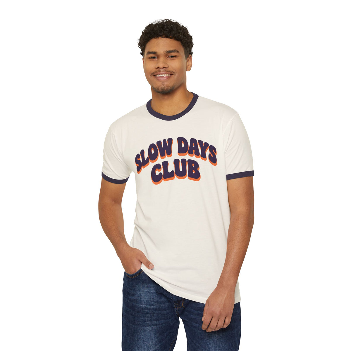 Slow Days Club Ringer T-Shirt