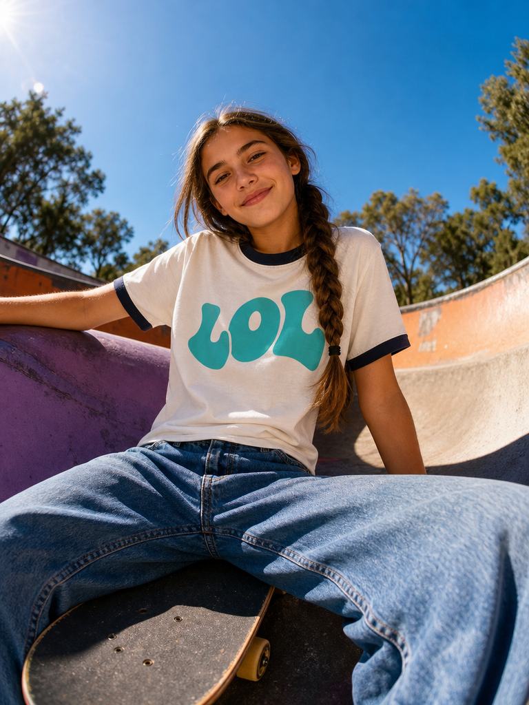 LOL Retro Ringer T-Shirt