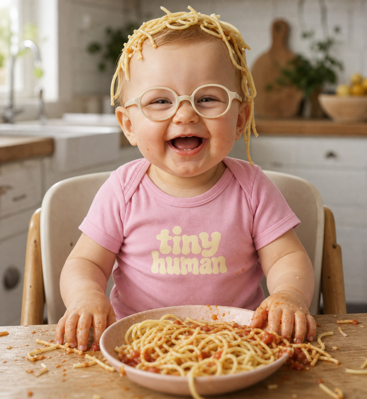 Tiny Human Baby Bodysuit