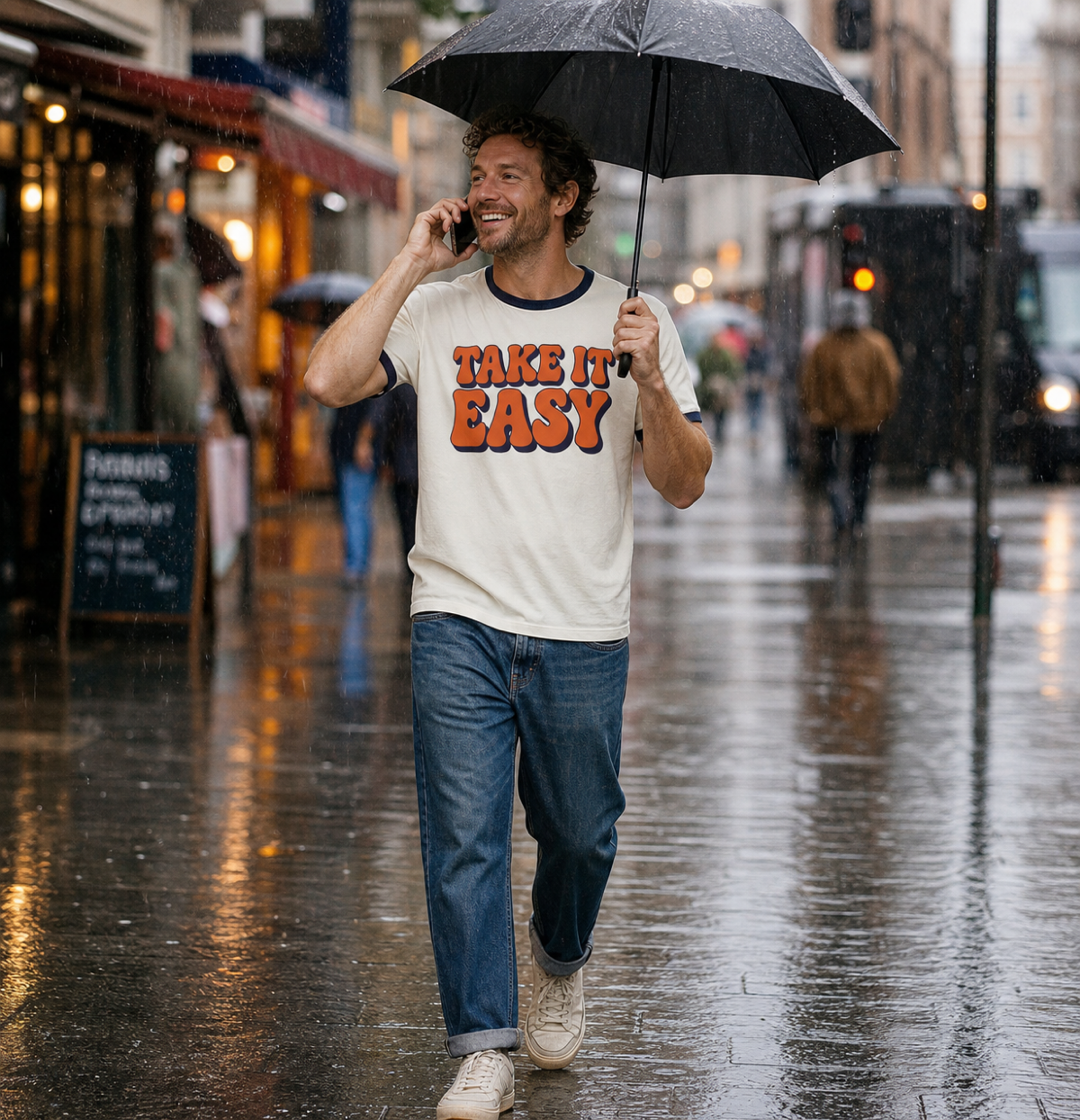 Take It Easy Ringer T-Shirt