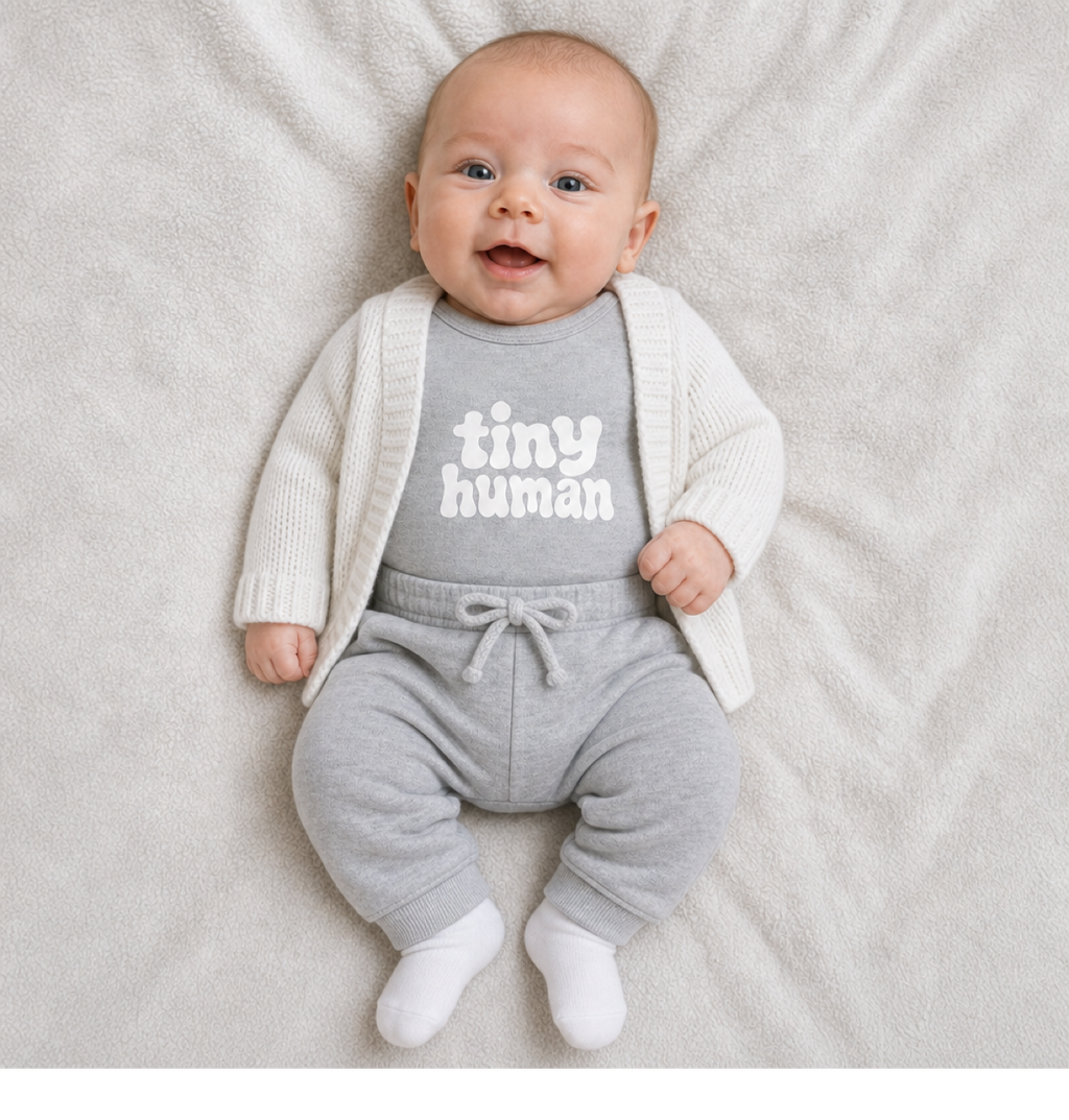 Tiny Human Baby Bodysuit